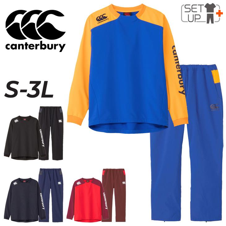 新品 カンタベリー 上下セットアップ プラクティスプルオーバー パンツ 赤 XL Canterbury（カンタベリー）ジャパン プラクティスプルオーバー パンツ