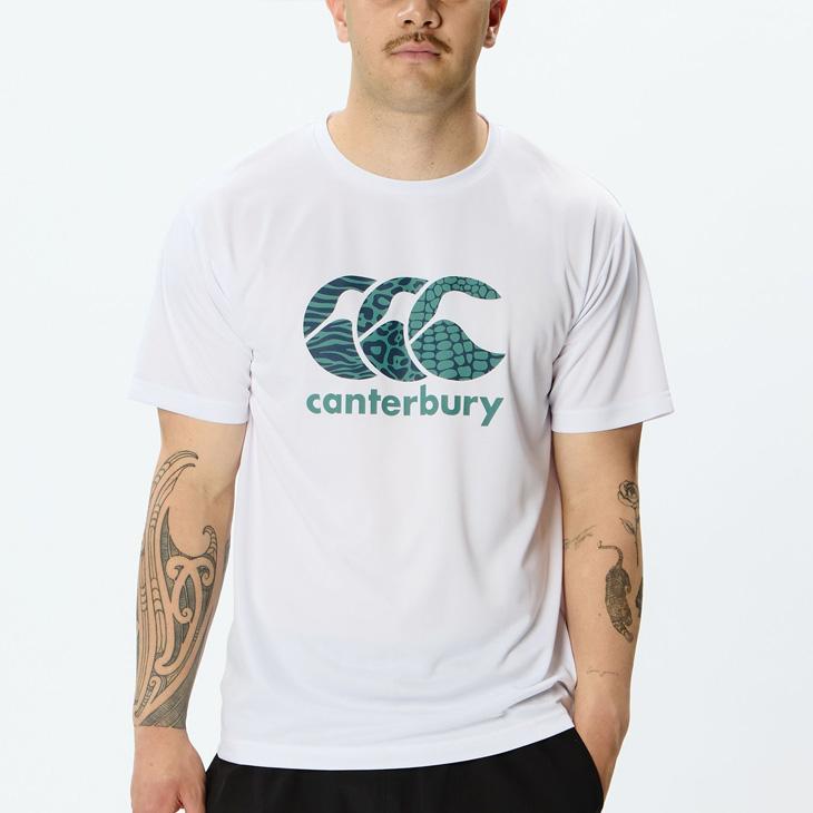 CANTERBURY OF NEW ZEALAND半袖シャツ！Lサイズ！ Canterbury of New Zealand Logo T-Shirt by Canterbury / World Rugby
