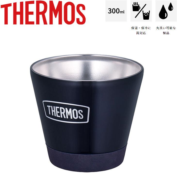 真空断熱カップ 300ml 0.3L ステンレス製 魔法びんカップ 保冷 保温 サーモス THERMOS タンブラー コップ 食器 アウトドア レジャー/ROD-003｜w-w-m