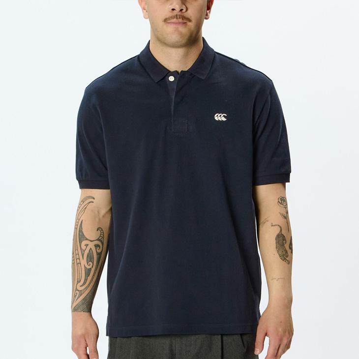 Canterbury オールブラックス　ポロシャツ　半袖　ラガーシャツ　S カンタベリー（Canterbury） 半袖 ポロシャツ メンズ レディース