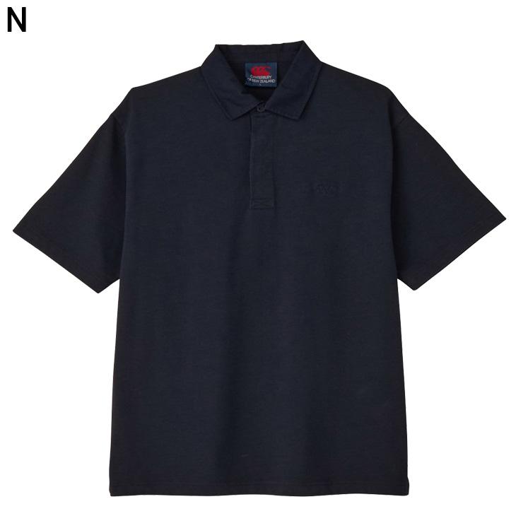 Canterbury オールブラックス　ポロシャツ　半袖　ラガーシャツ　S カンタベリー（Canterbury） ラガーシャツ 半袖 メンズ レディース