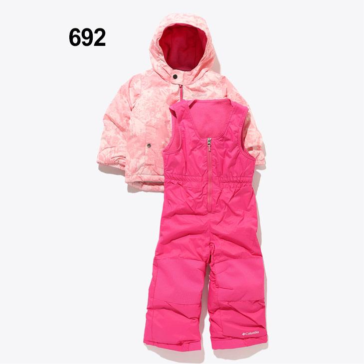 Columbia 子ども用ジャケットとスノーパンツセット XXS ピンク sc4983_03.jpg