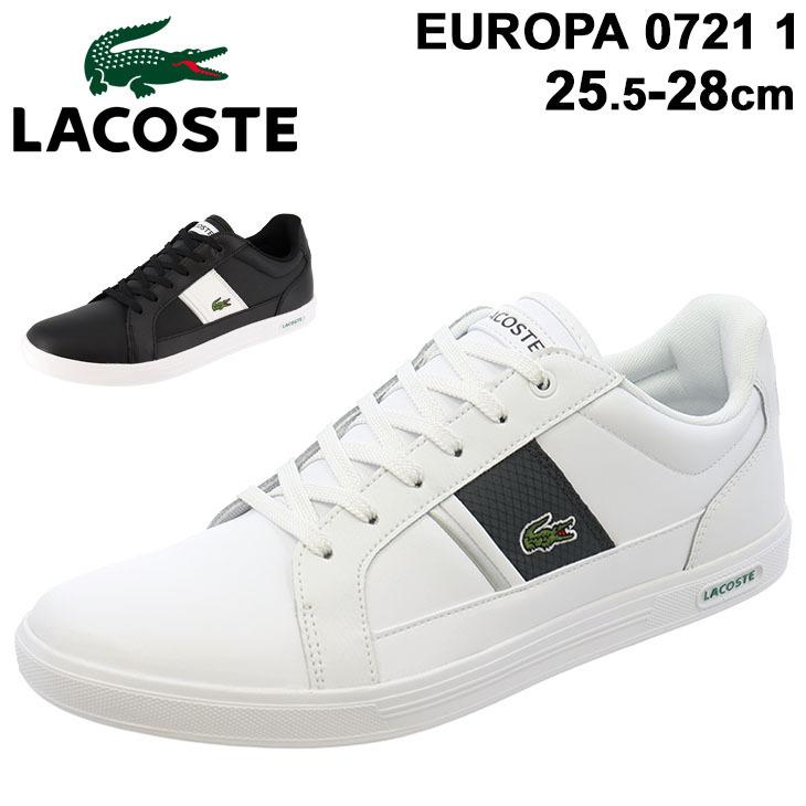 スニーカー メンズ コートスタイル シューズ ラコステ Lacoste ヨーロッパ Europa 0721 1 レザー ローカット 男性 25 5 28cm スポーティ カジュアル Sm Sm World Wide Market 通販 Yahoo ショッピング