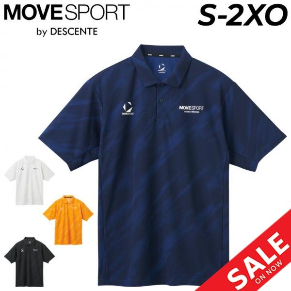DESCENTE デサント 半袖 ポロシャツ メンズ MOVESPORT SUNSCREEN