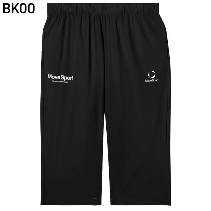 DESCENTE メンズパンツ M 黒 DESCENTE（デサント） ムーブスポーツ 接触冷感 クロップドパンツ
