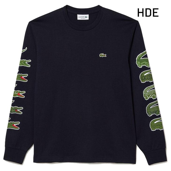 LACOSTE ラコステ 長袖Tシャツ メンズ タイムライン クロック スリーブ
