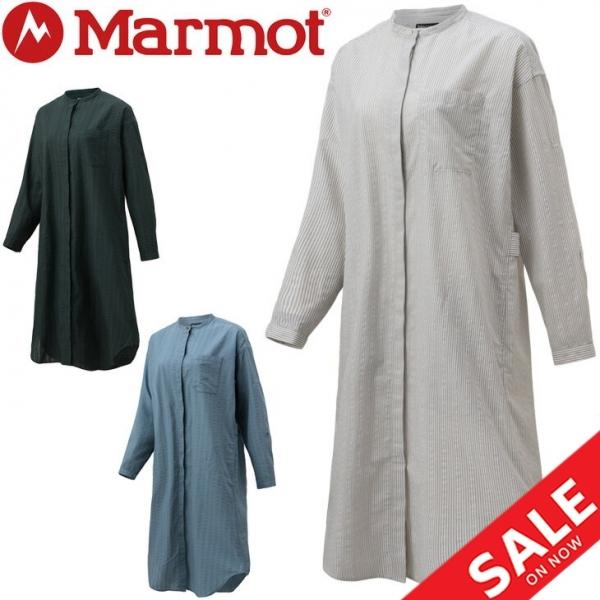 長袖 シャツワンピース レディース マーモット Marmot 四角友里コラボ シアサッカーワンピース アウトドア カジュアル ウェア 女性 春夏 Towrjb76yy Towrjb76yy World Wide Market 通販 Yahoo ショッピング
