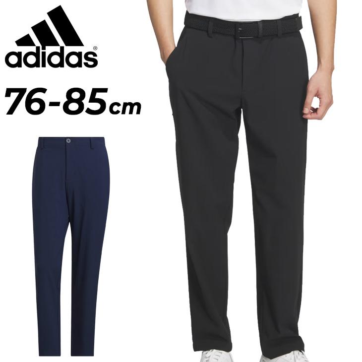 【88】春夏 定価14,960円 アディダス ゴルフ ワイドアンクル パンツ 黒 adidas（アディダス） ゴルフパンツ 9分丈 メンズ 76cm 79cm 82cm 85cm