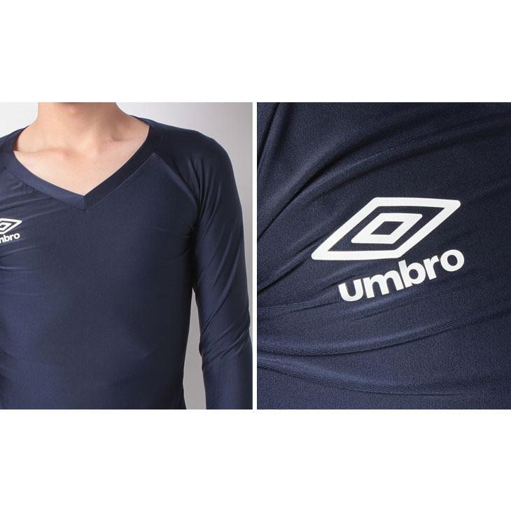 コンプレッションシャツ 長袖 メンズ umbro アンブロ インナー
