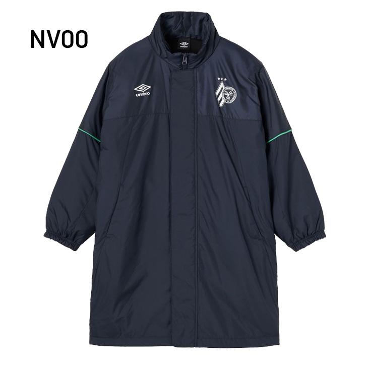 ヒ*ヨ様 Umbro Brescia Calcio ベンチコート ネイビー　L umbro（アンブロ） キッズ ベンチコート 洗えるコート 130-160cm 子供