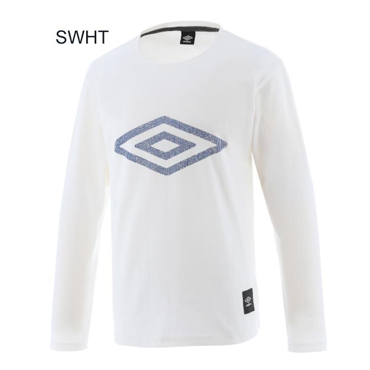 UMBRO アンブロ 長袖サッカーシャツ 古着 ロゴ ワッペン ホワイト O UMBRO アンブロ 長袖サッカーシャツ 古着 ロゴ ワッペン
