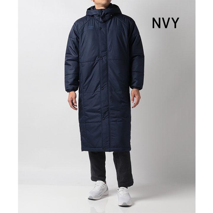 アンブロ(UMBRO) ベンチコート 中わたロングコート はっ水 防風 保温 メンズ UUUWJK35 ブラック XOサイズ umbro（アンブロ） ロングコート 中綿 メンズ レディース アンブロ