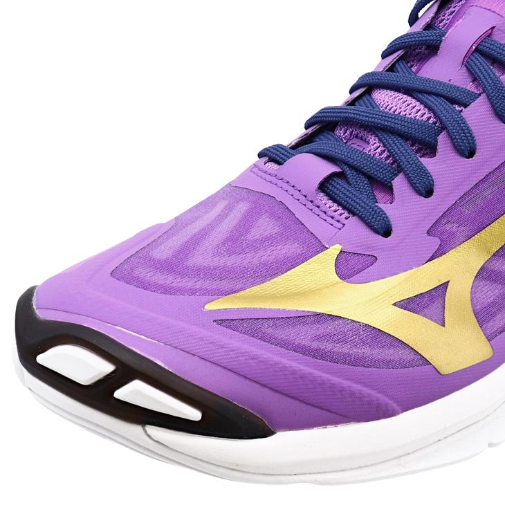 ミズノ バレーボールシューズ 2E相当 ミッドカット 当店オリジナルカラー 全7色 メンズ レディース mizuno WAVE LIGHTNING TYPE MID 別注カラー /V1GX231000｜w-w-m｜11