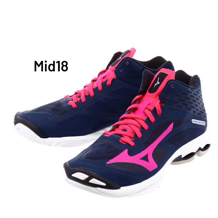 ミズノ バレーボールシューズ 2E相当 ミッドカット 当店オリジナルカラー 全7色 メンズ レディース mizuno WAVE LIGHTNING TYPE MID 別注カラー /V1GX231000｜w-w-m｜08