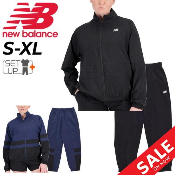 New Balance ウィンドブレーカー 上下セット ブラック XL New Balance（ニューバランス） ウィンドブレーカー 上下 レディース