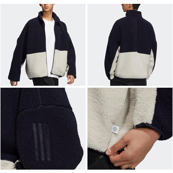 adidas（アディダス） ボアジャケット メンズ アウター アディダス