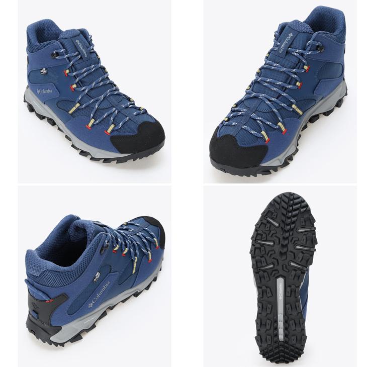 コロンビア トレッキングシューズ ミッドカット メンズ Columbia（コロンビア） ハイキングシューズ メンズ 幅広 ミッドカット