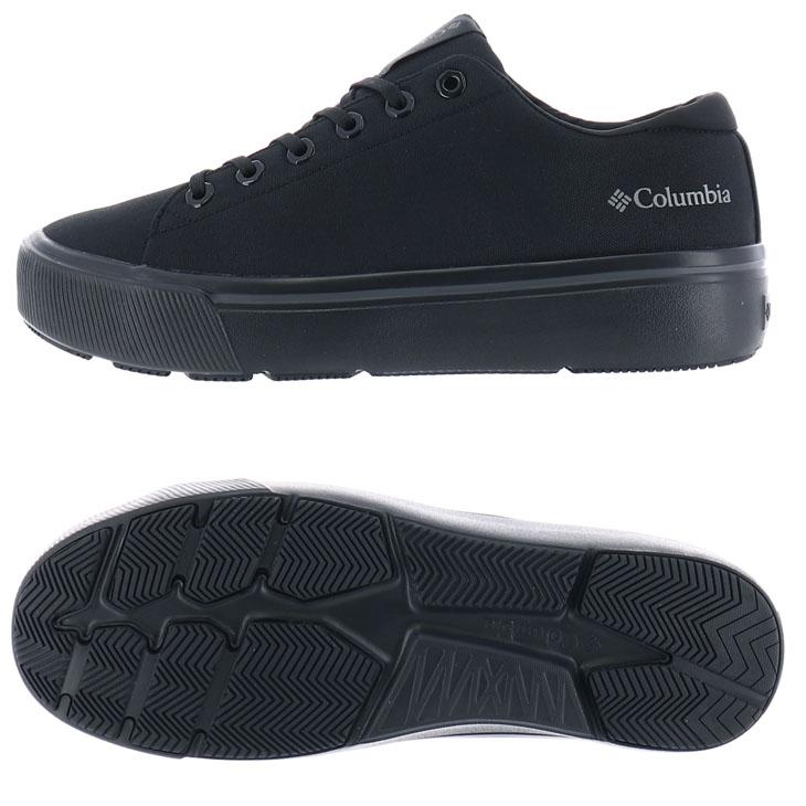Columbia 防水 ローカット スニーカー 黒 Columbia／ホーソンレイン ロー オムニテック／ユニセックス