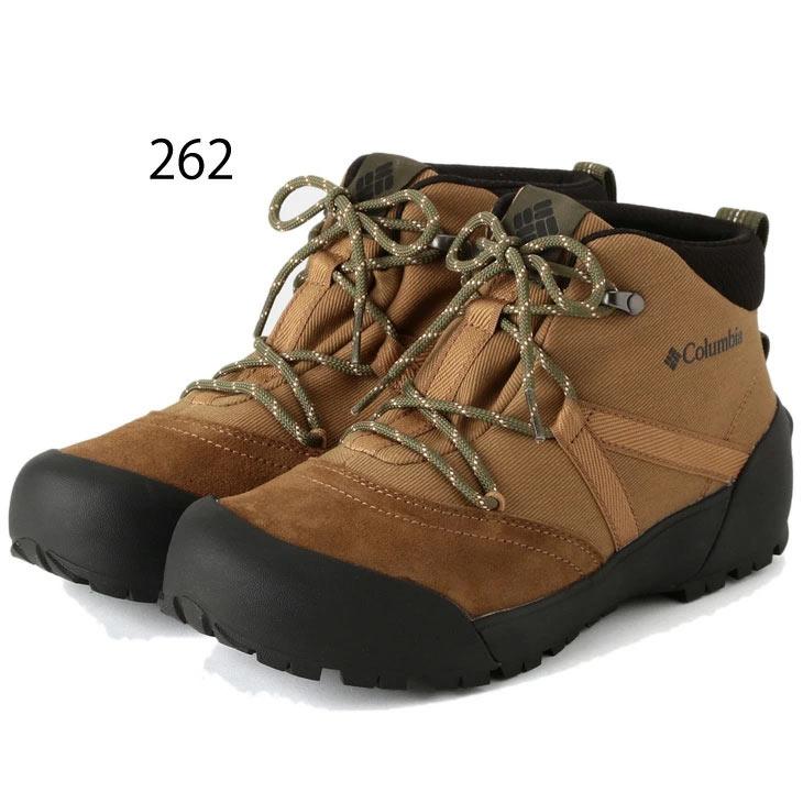 【入荷極小！新作】防水シューズ ショートブーツ メンズ レディース/Columbia コロンビア チャケイピア シューレースタイプ/アウトドア ひも靴 難燃加工 キャンプ BBQ /YU9073 上品な見た目