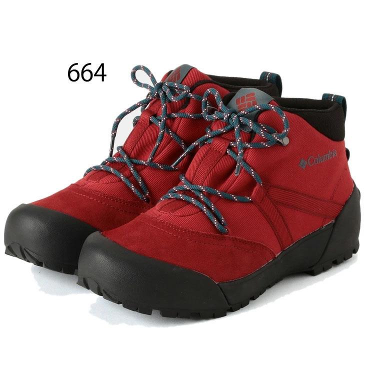 【入荷極小！新作】防水シューズ ショートブーツ メンズ レディース/Columbia コロンビア チャケイピア シューレースタイプ/アウトドア ひも靴 難燃加工 キャンプ BBQ /YU9073 上品な見た目