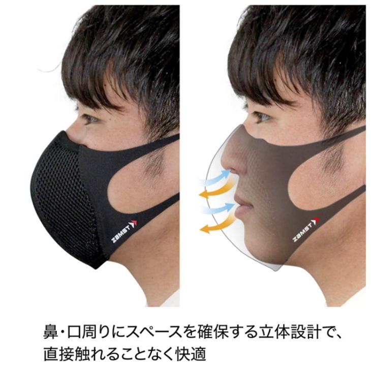 ザムスト マウスカバー ZAMST スポーツマスク 1枚入り 普通サイズ