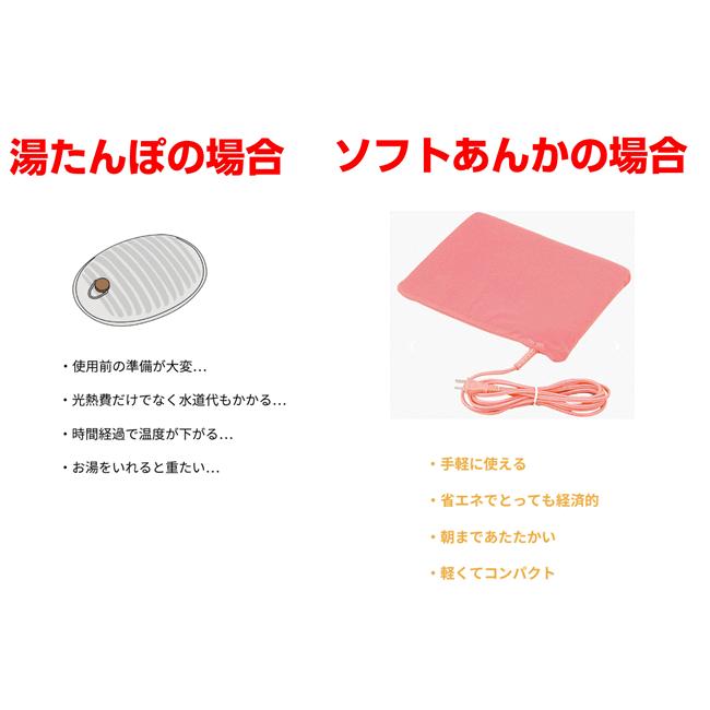 広電（KODEN） ソフトあんか 平形あんか 電気代 節約 電気アンカ 電気