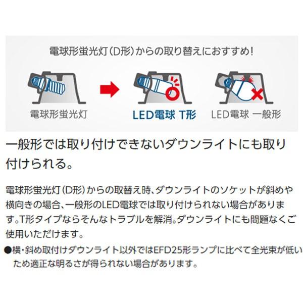Panasonic（パナソニック） Panasonic LED電球 E26口金 T形タイプ 60形