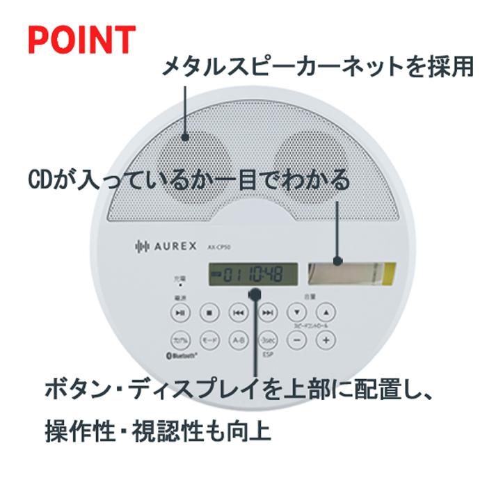TOSHIBA（東芝） ポータブル CDプレーヤー スピーカー内蔵 スピード