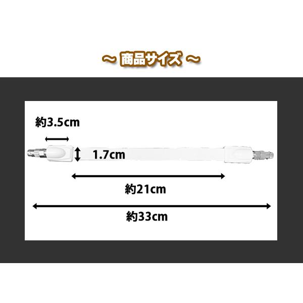 BNCケーブル用 フラットケーブル 21cm AVC-FLATBNC03 3Aカンパニー ゆうパケット発送｜w-yutori｜05