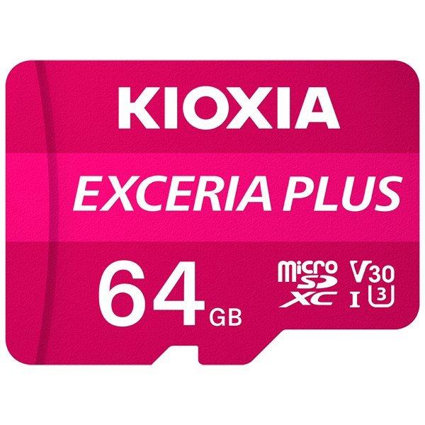 マイクロSD KIOXIA キオクシア UHS-I microSDメモリカード EXCERIA PLUS 64GB KMUH-A064G｜w-yutori