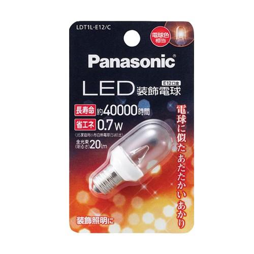 Panasonic（パナソニック） LED装飾電球 T形タイプ クリアタイプ 0.7W