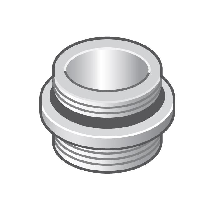 Panasonic 浄水器 内ねじ用補助ねじ パッキン付き TKAS31L0627 純正