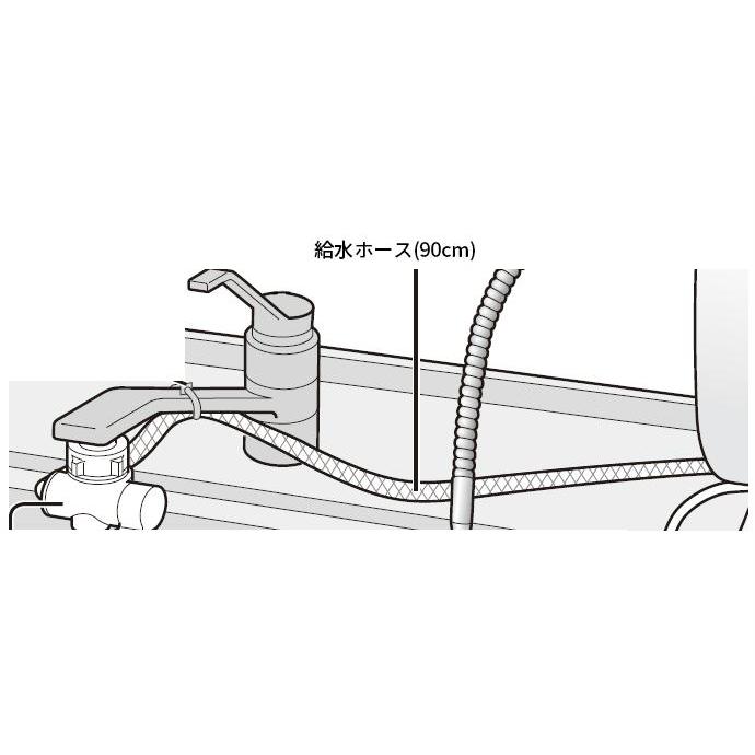 Panasonic（パナソニック） アルカリイオン整水器 給水ホース 90cm PDB