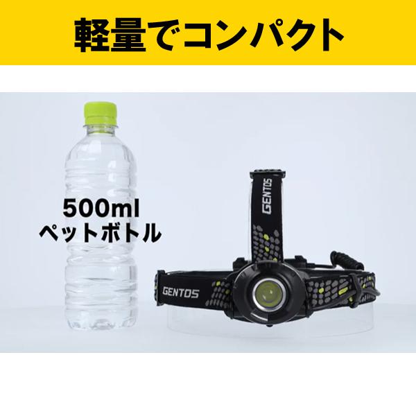 GENTOS（ジェントス） ヘッドライト led 釣り 軽量 キャンプ 防災 散歩