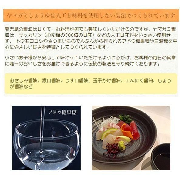 醤油 九州 鹿児島 こいくちしょうゆ 濃口 甘口 ヤマガミ 1000ml 上原産業 ご当地 お取り寄せグルメ お土産｜w-yutori｜04