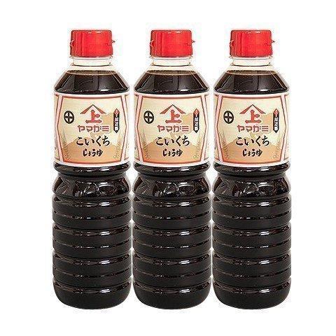 鹿児島 九州 こいくちしょうゆ 濃口 甘口 ヤマガミ 500ml 3本セット 上原産業 お土産 Web Shop ゆとり Paypayモール店 通販 Paypayモール