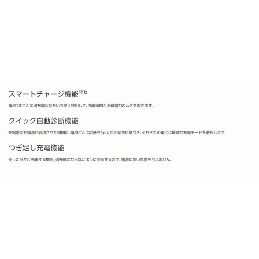 エネループ 充電器セット 電池式モバイルバッテリー 単3形ニッケル水素電池4本付 USB入出力付急速充電器セット K-KJ87MCC40L パナソニック｜w-yutori｜04