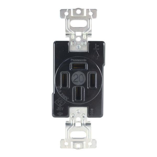 Panasonic（パナソニック） 接地3P20A 埋込コンセント WF1420BK