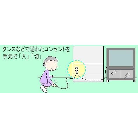 ナショナル 延長コード 2.5m 黒 手元スイッチ まごの手スイッチ WH2913