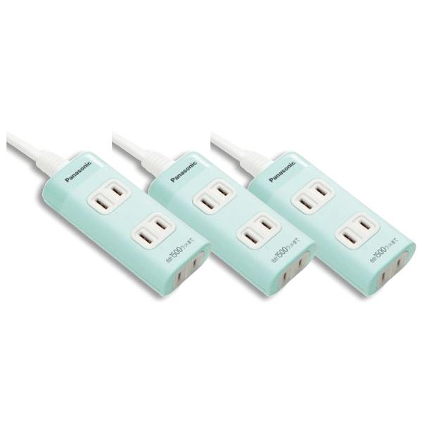 Panasonic（パナソニック） 延長コード 1m 3コ口 ザ・タップQ WHA2413