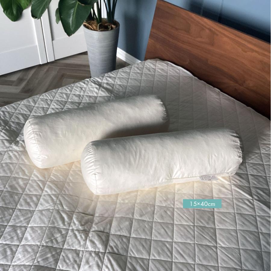 フェザー ボルスター クッション ヌード 中身 直径20cm Φ20cm 円筒