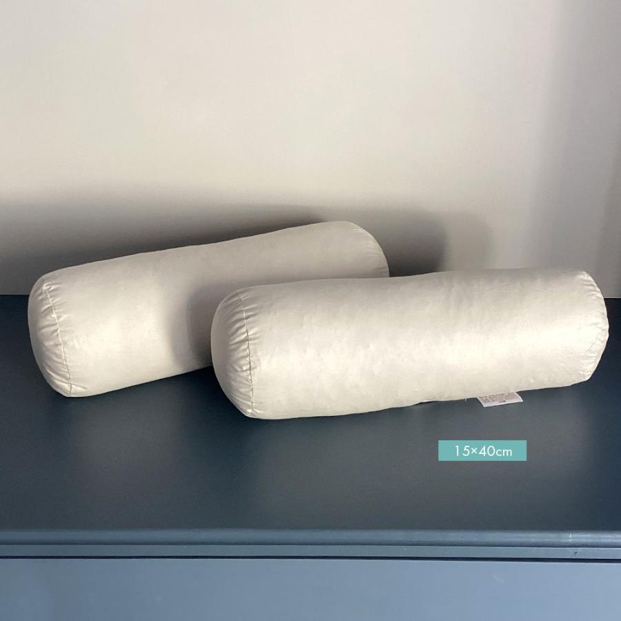フェザー ボルスター クッション ヌード 中身 直径20cm Φ20cm 円筒