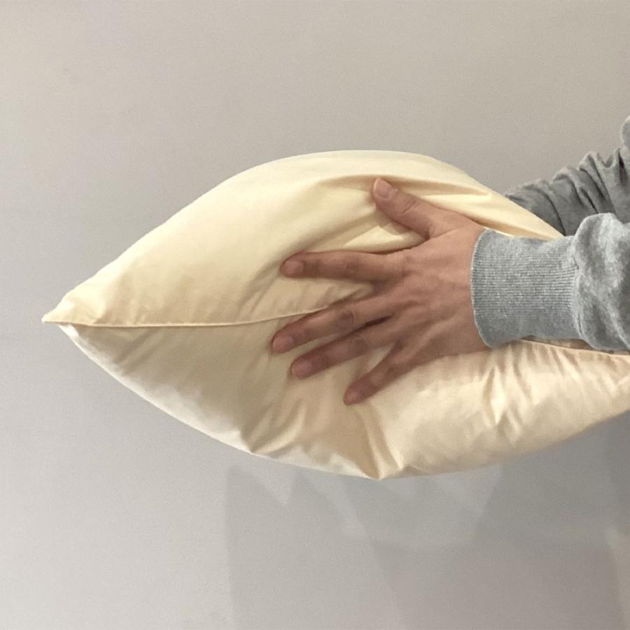 フェザー クッション ヌード 中身 40×40cm 四角 スクエア 羽根