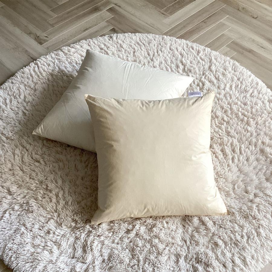 フェザー 座布団 八端判 クッション ヌード ざぶとん 中身 59×63cm