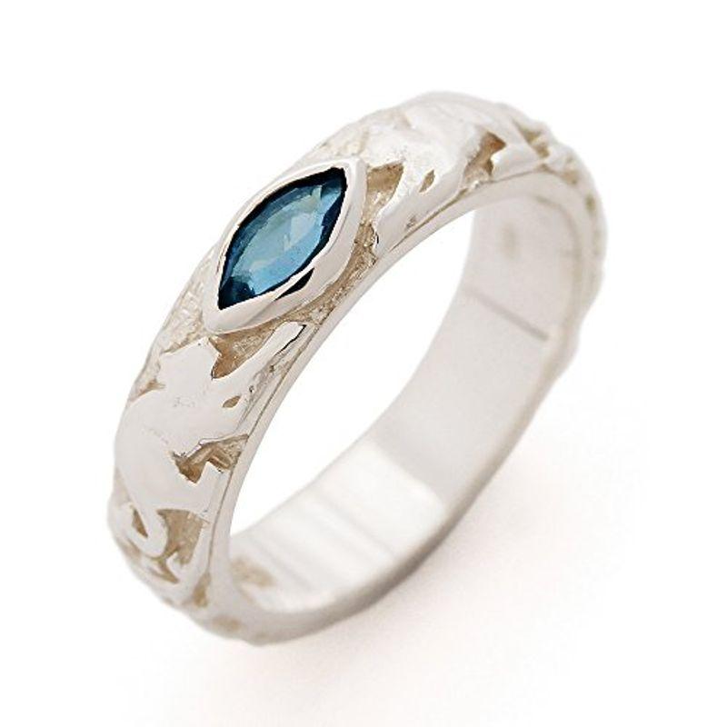 R0774 11 ブランド名 2pieces シルバーアクセサリー 猫 ネコ ねこ リング 指輪 ブルートパーズ サイズ 11号 和 本店 通販 Yahoo ショッピング