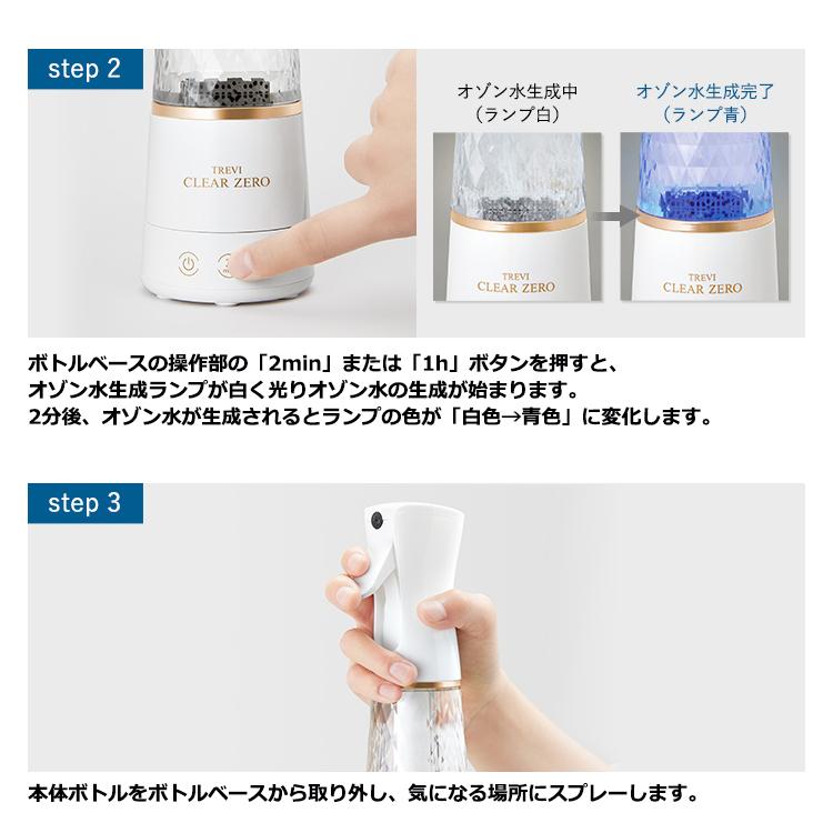 脱臭、殺菌、除菌スプレー　オゾン水生成器 トレビ・クリアゼロ FWO-3 楽天市場】脱臭 除菌 オゾン水生成器 フジ医療器 トレビ
