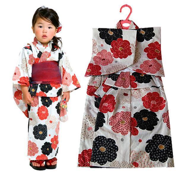 ■子供浴衣単品★女の子浴衣適応身長130〜140cm用【SYKW】19 KYW005