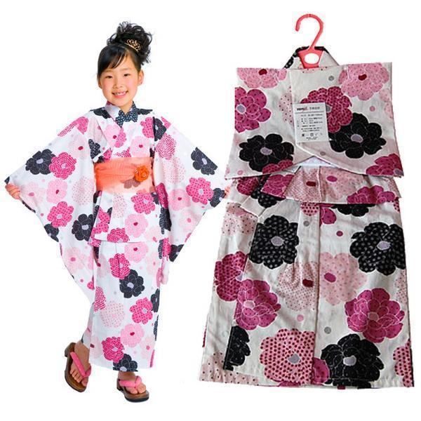 ■子供浴衣単品★女の子浴衣適応身長120〜130cm用【SYKW】17 KYW011