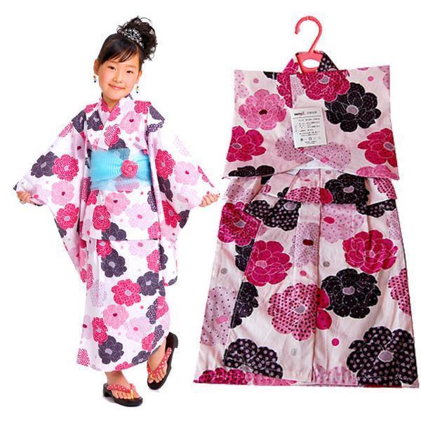 ■子供浴衣単品★女の子浴衣適応身長110〜120cm用【SYKW】10　KYW016