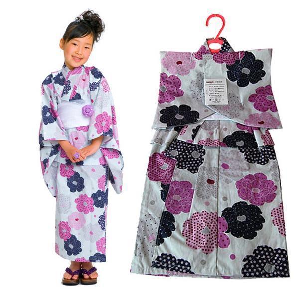 ■子供浴衣単品★女の子浴衣適応身長110〜120cm用【SYKW】11 KYW019